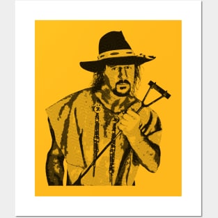 Terry Funk Simple Engrved Posters and Art